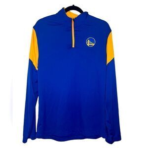 FANATICS NBA GOLDEN STATE WARRIORS BASKETBALL HALF ZIP PULLOVER MENS SIZE MEDIUM